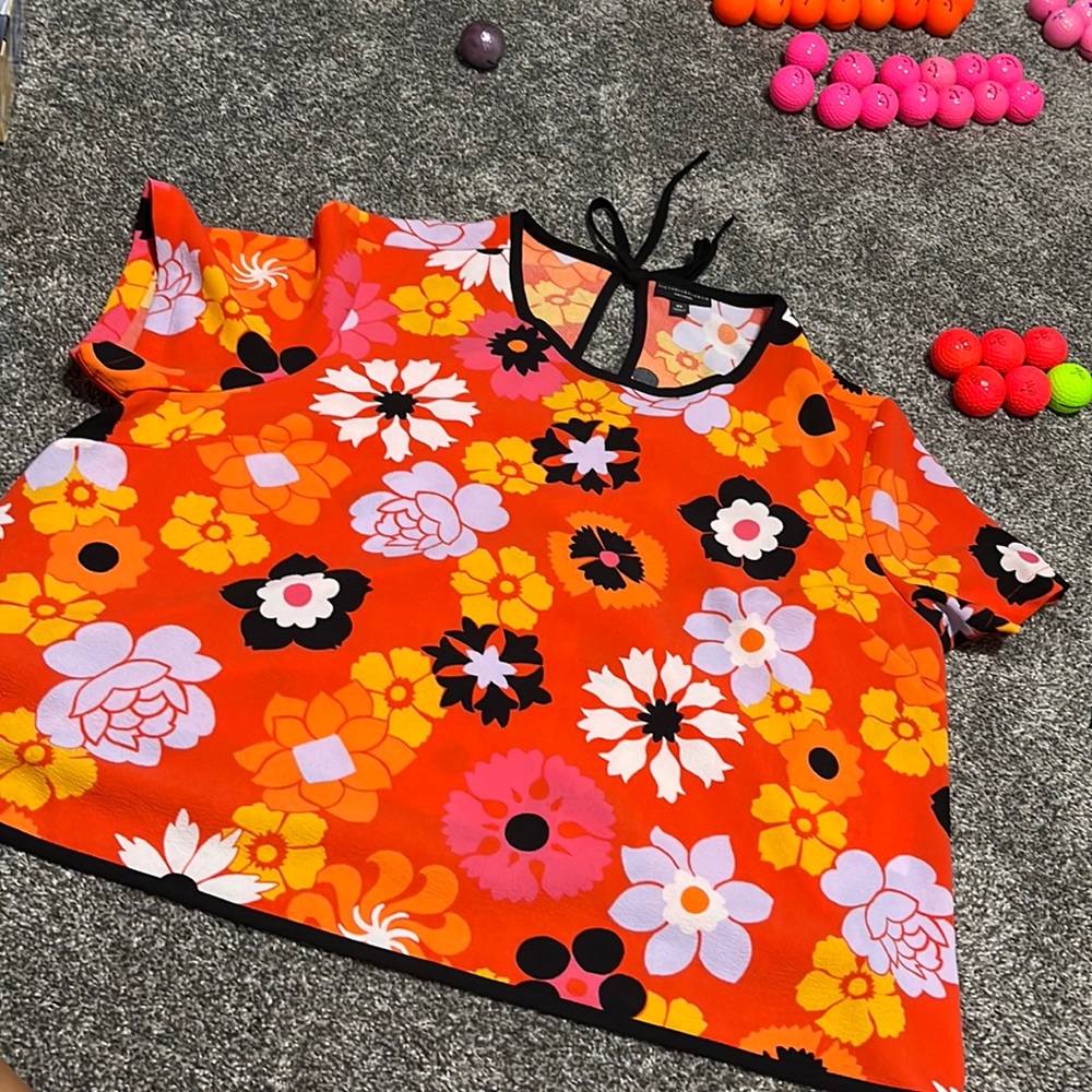 Victoria Beckham Floral Top 2X